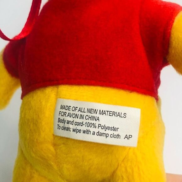 vtg 98 avon disney winnie the pooh christmas ornament baby room nursery 5 in - Picture 5 of 7